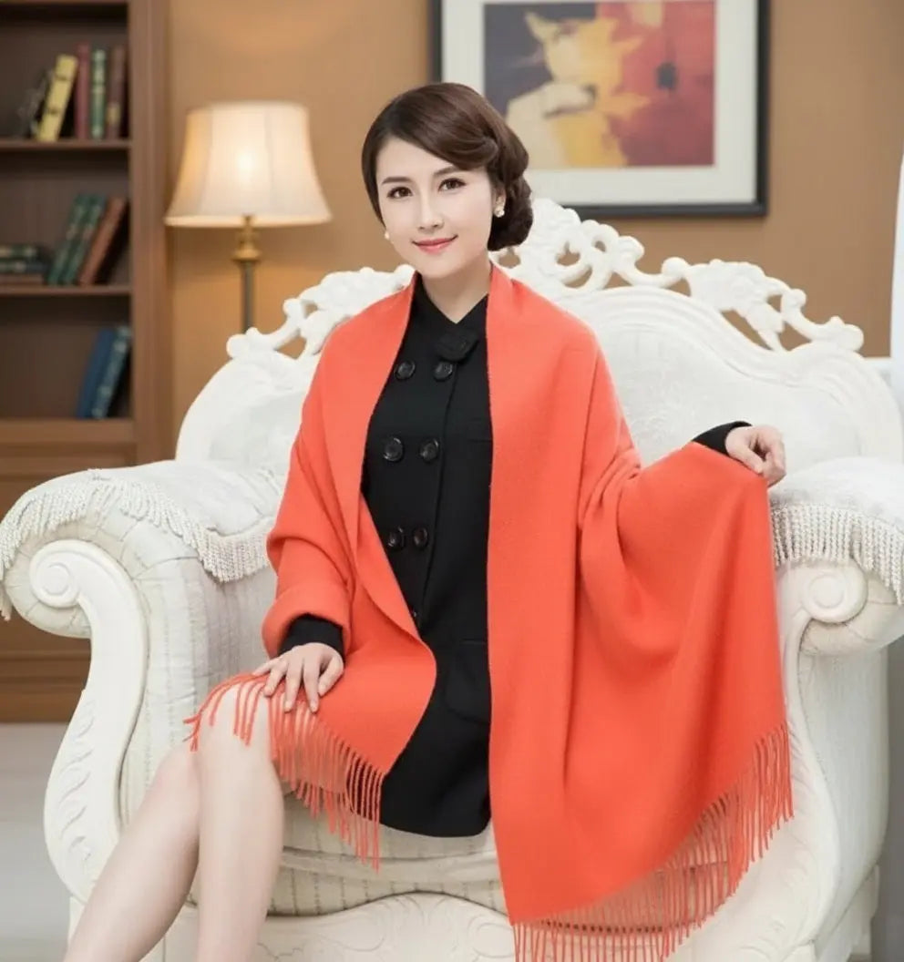 Echarpe femme laine KIRSTEN - Coeur de Foulard