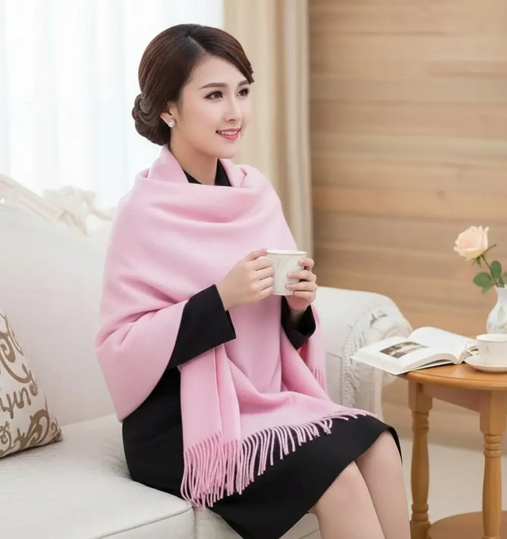 Echarpe femme laine LENE - Coeur de Foulard