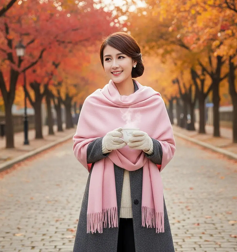 Echarpe femme laine LENE - Coeur de Foulard