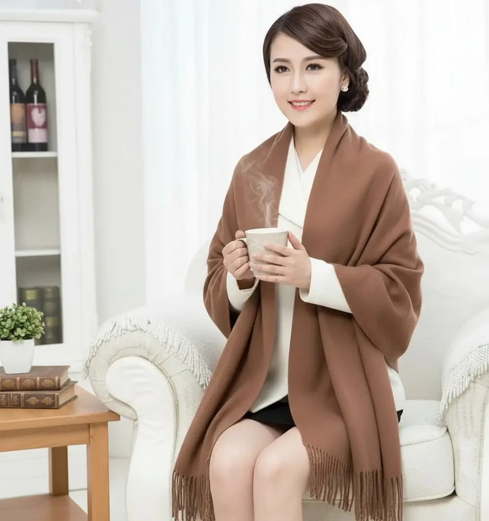 Echarpe femme laine LINNEA -
Coeur de Foulard