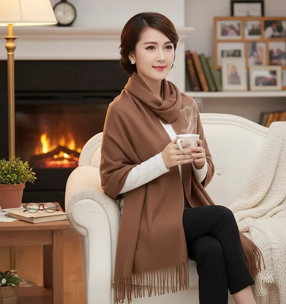 Echarpe femme laine LINNEA -
Coeur de Foulard