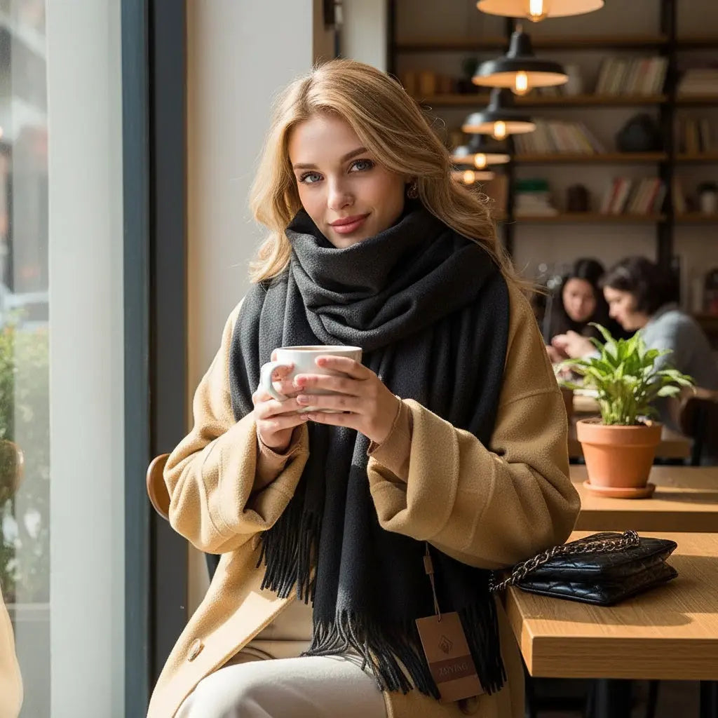 Echarpe femme luxe ASA Coeur de Foulard