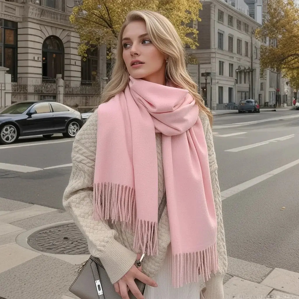 Echarpe femme luxe ASTRID - Coeur de Foulard