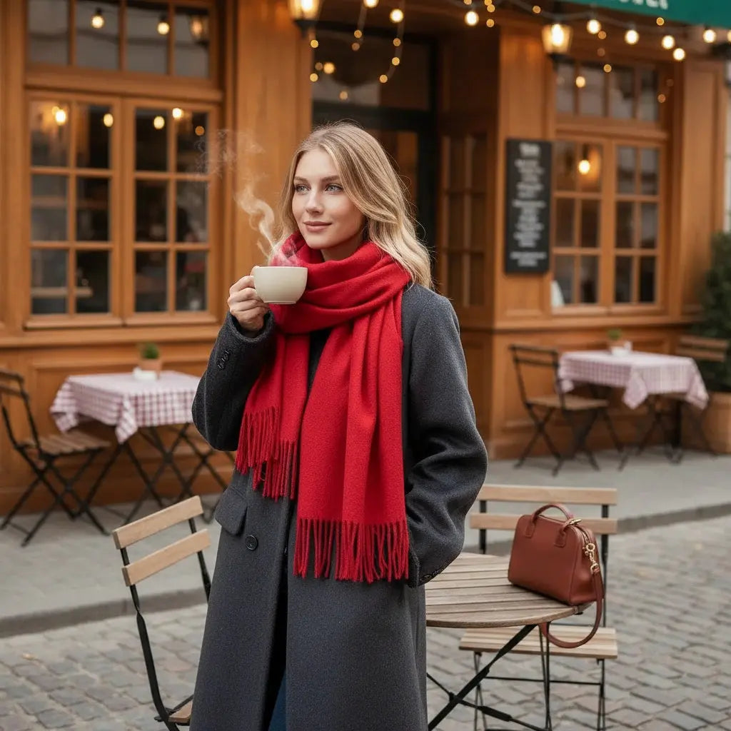 Echarpe femme luxe AUD - Coeur de Foulard