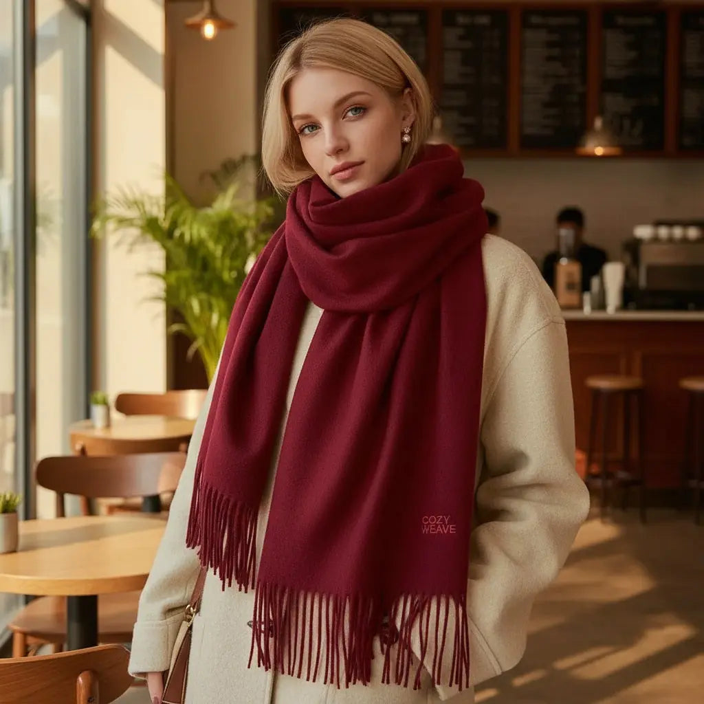 Echarpe femme luxe BODIL Coeur de Foulard