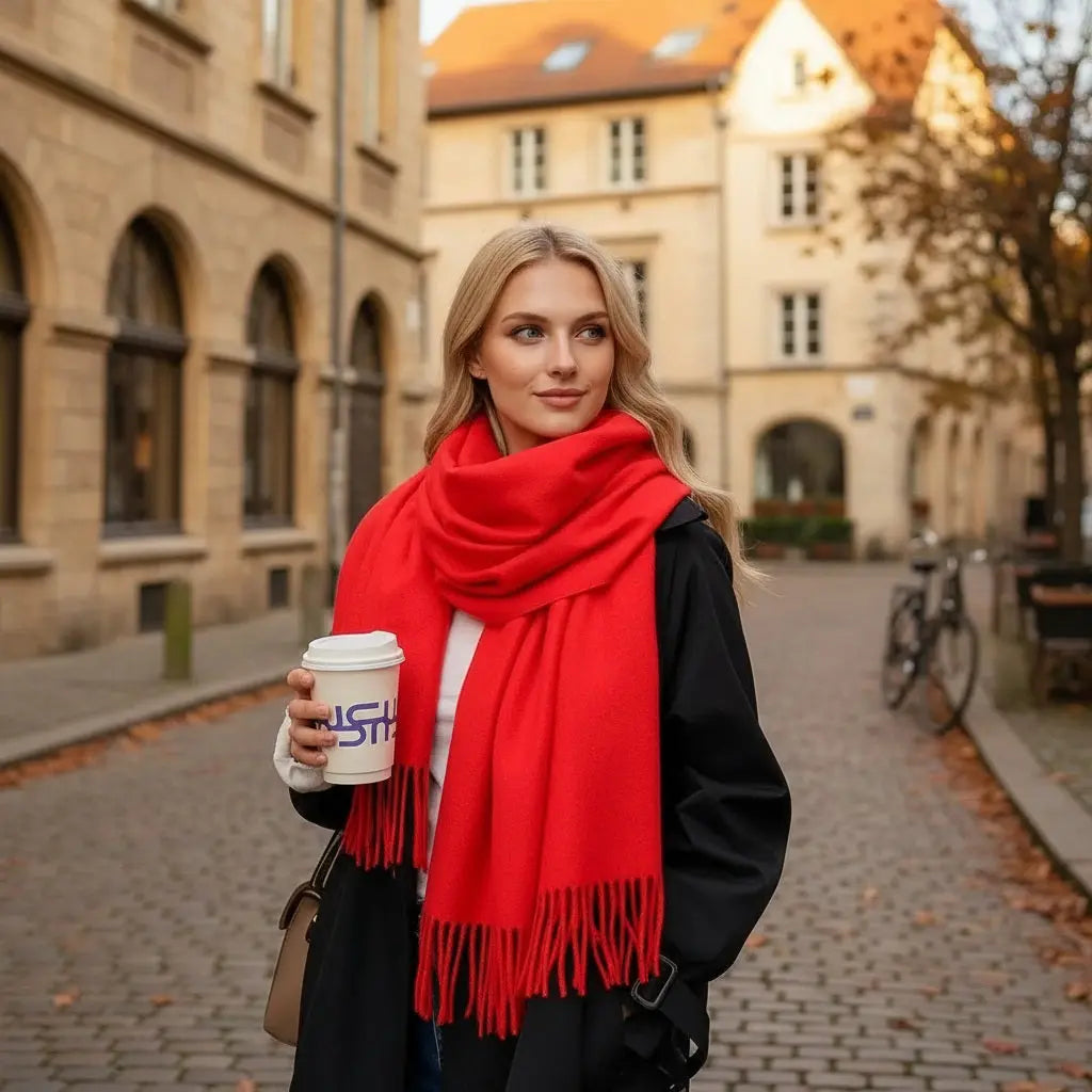 Echarpe femme luxe BRITA Coeur de Foulard