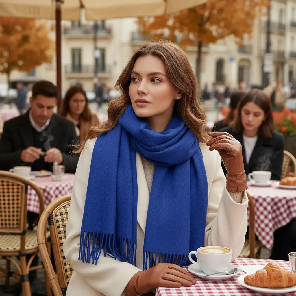 Echarpe femme luxe EBBA - Coeur de Foulard
