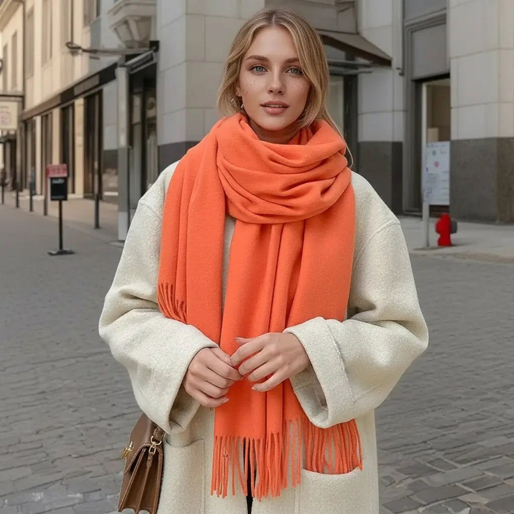 Echarpe femme luxe EIJA - Coeur de Foulard