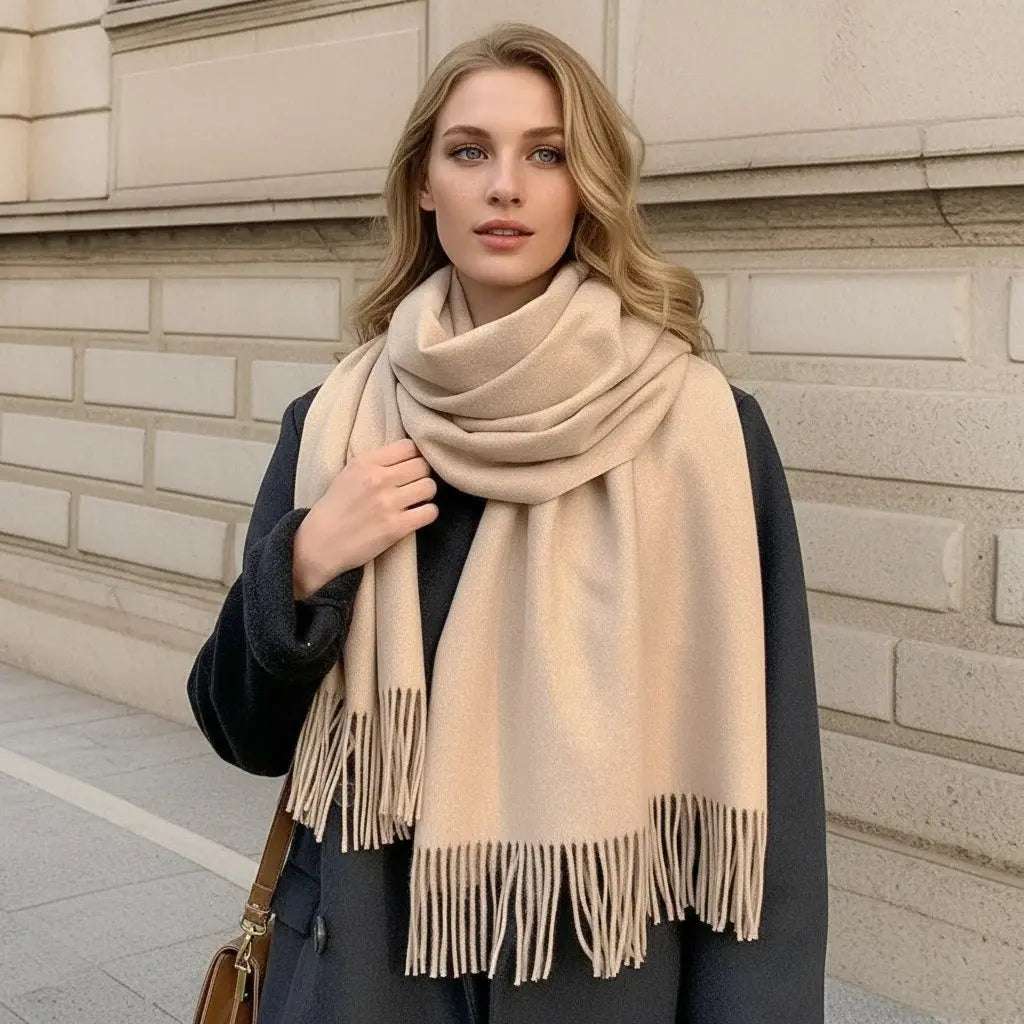 Echarpe femme luxe ELINA - Coeur de Foulard