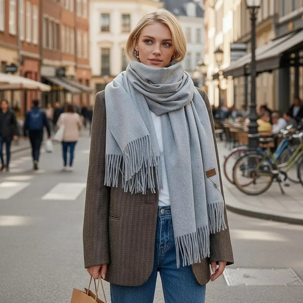 Echarpe femme luxe ELISE Coeur de Foulard