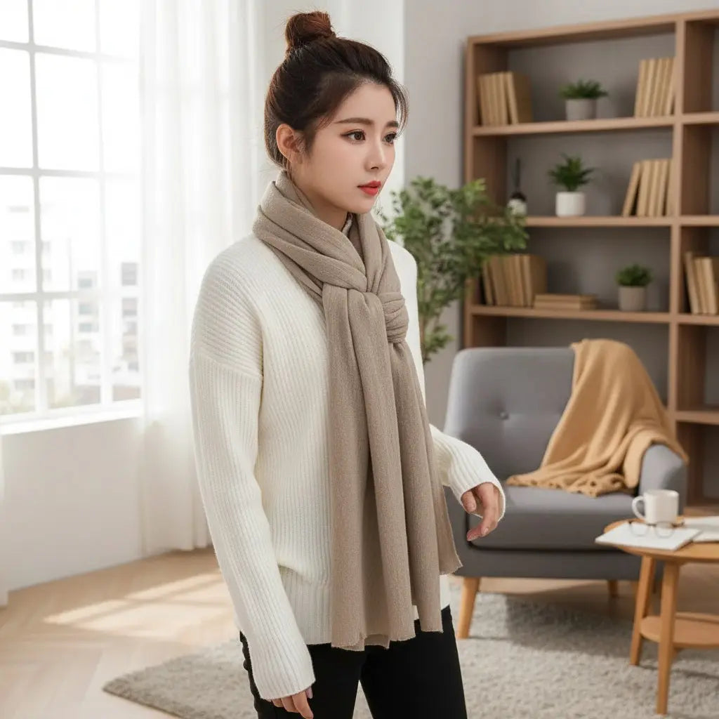 Echarpe femme NANCY - Coeur de Foulard