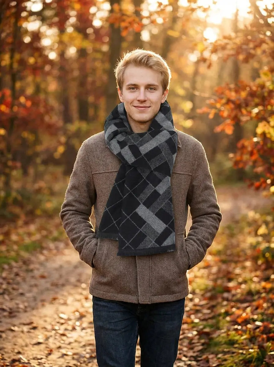 Echarpe homme AUSTIN - Coeur de Foulard