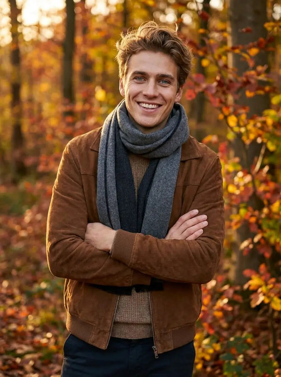 Echarpe homme BRYCE - Coeur de Foulard