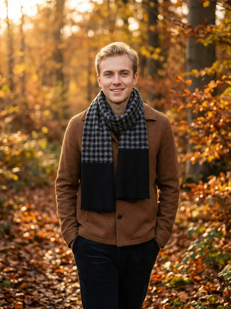 Echarpe homme CARSON - Coeur de Foulard