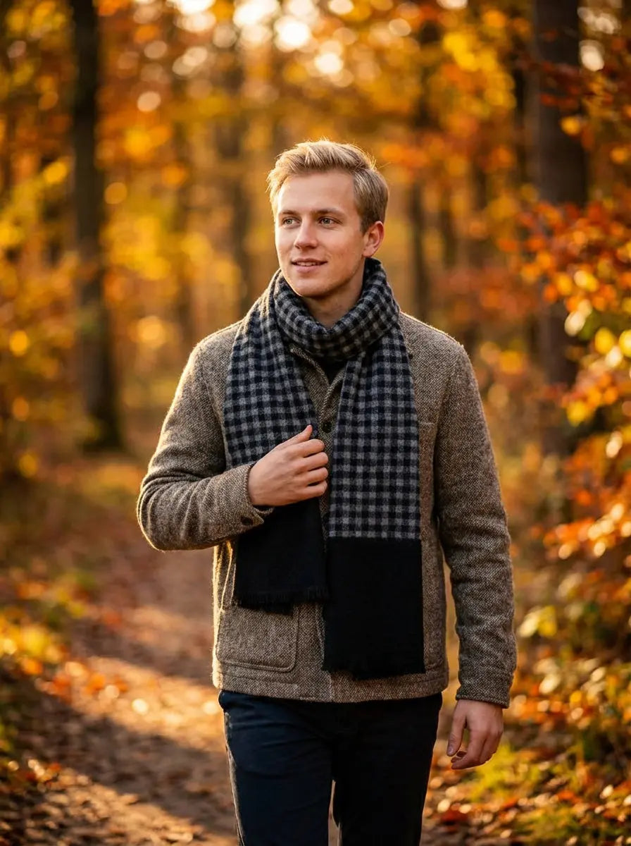 Echarpe homme CARSON - Coeur de Foulard