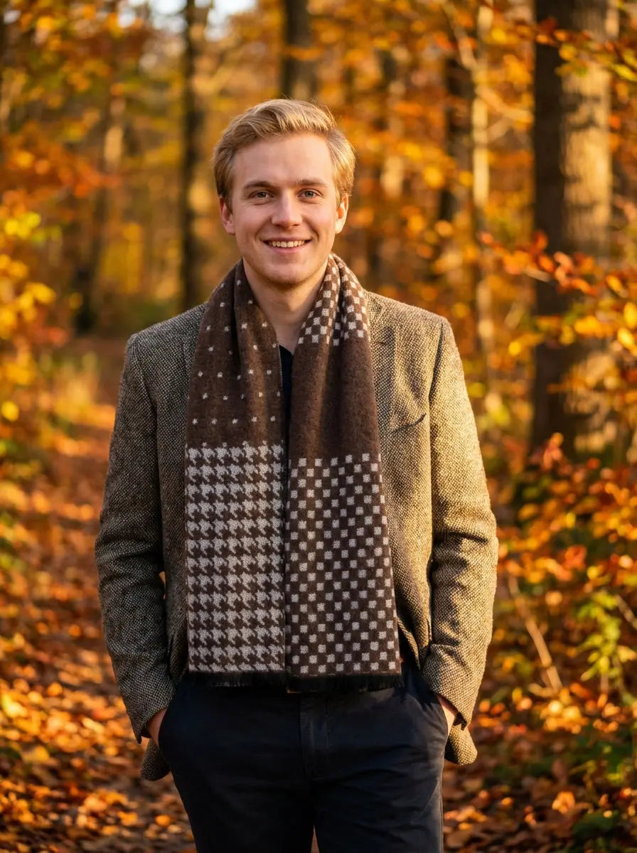 Echarpe homme CODY - Coeur de Foulard