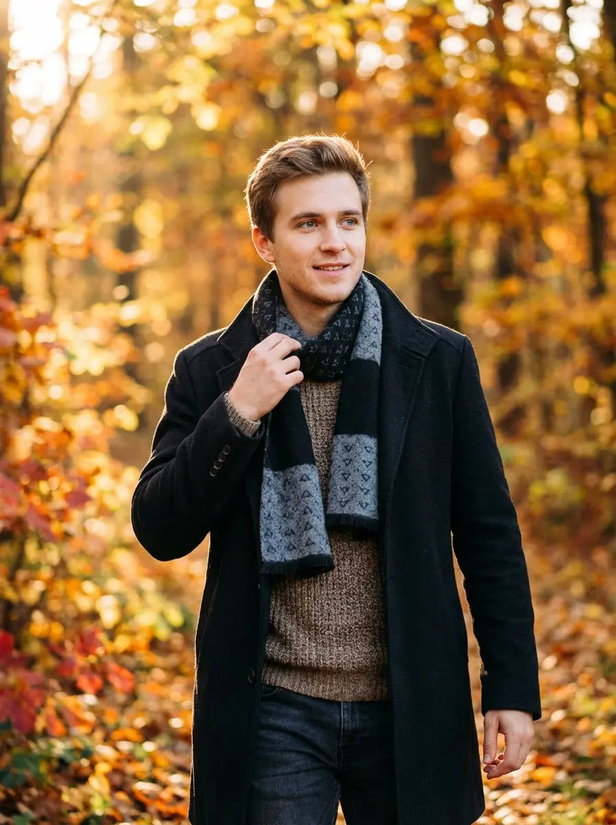 Echarpe homme COLTON - Coeur de Foulard