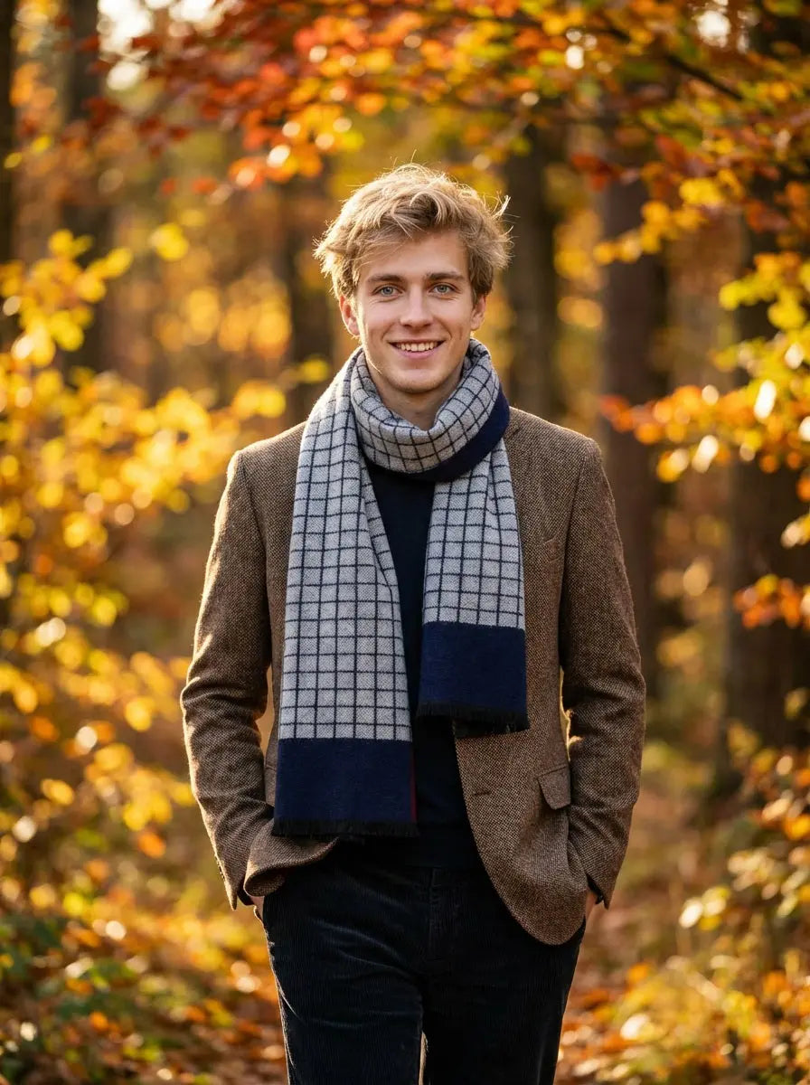 Echarpe homme DAKOTA - Coeur de Foulard