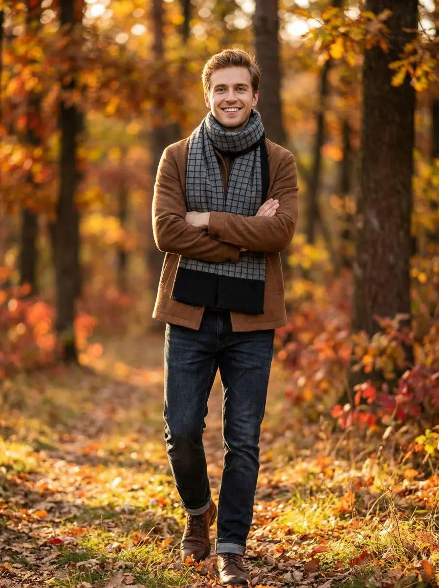 Echarpe homme DALTON - Coeur de Foulard