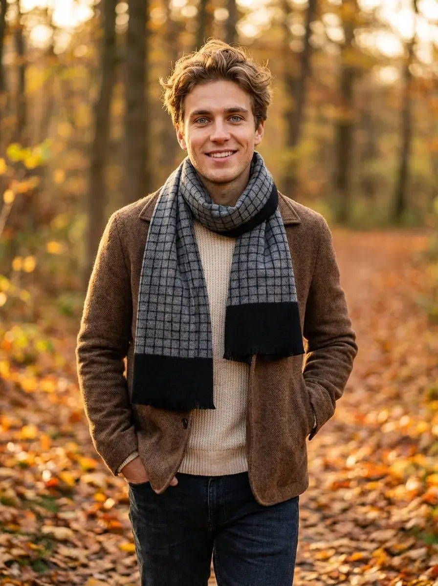 Echarpe homme DALTON - Coeur de Foulard