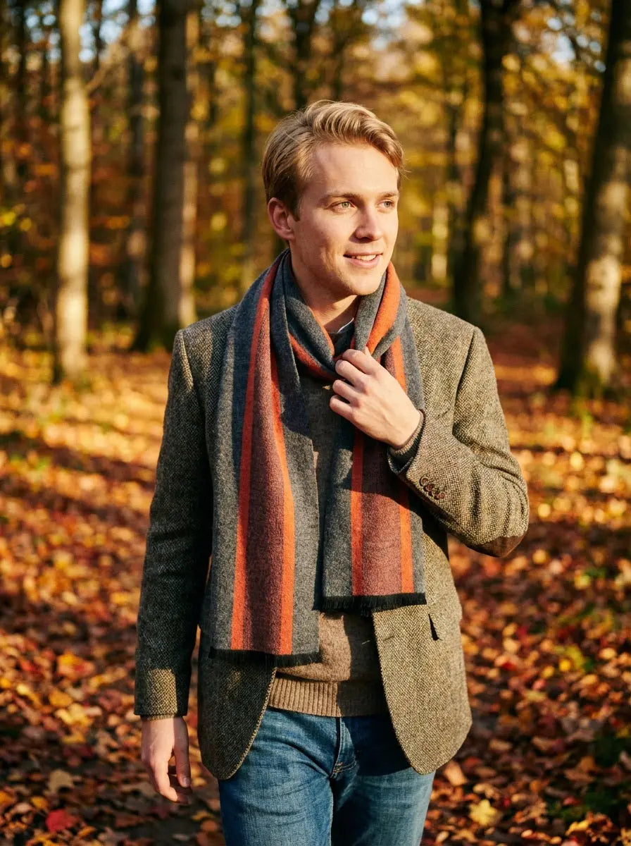 Echarpe homme ELDUR - Coeur de Foulard