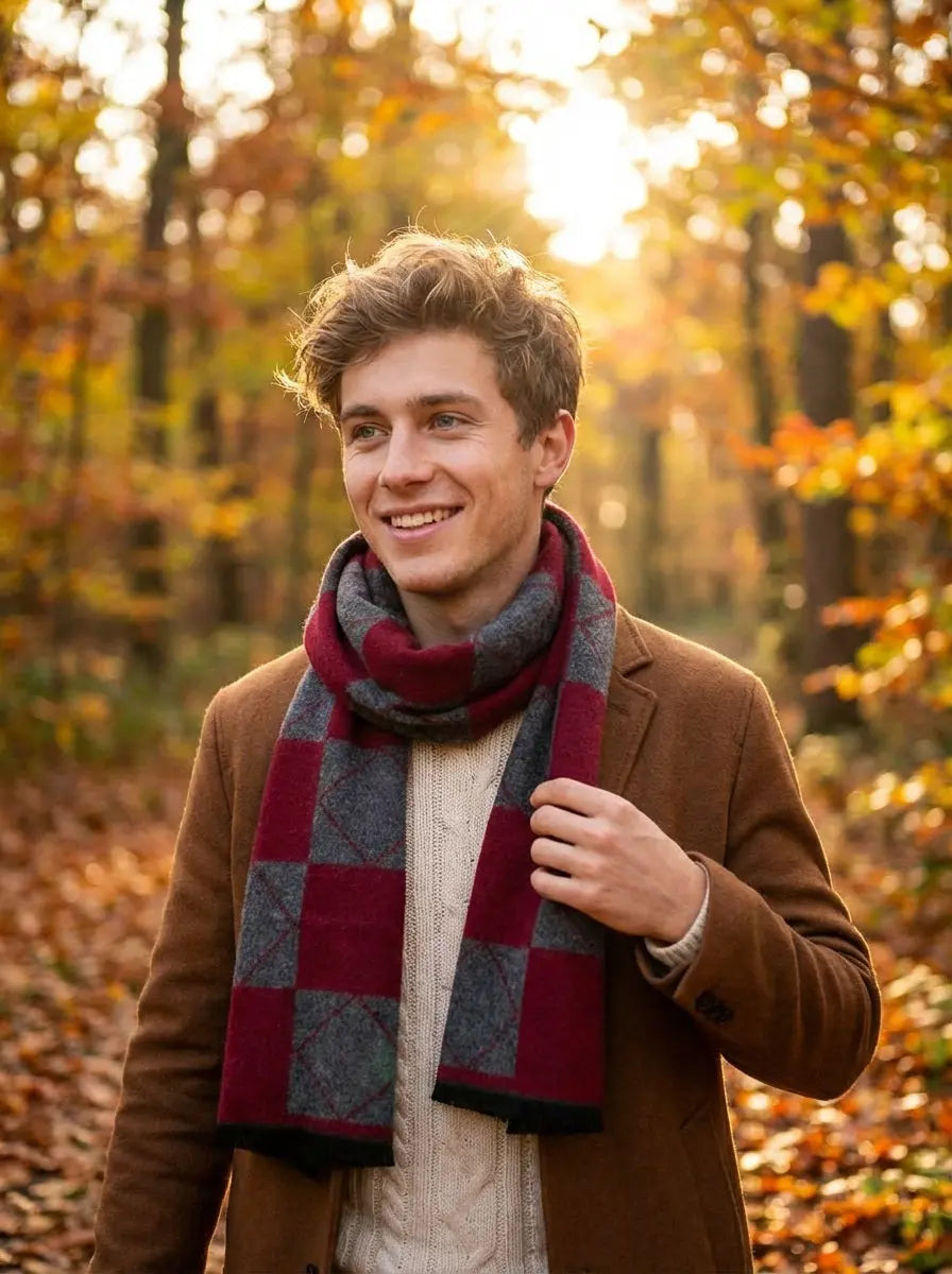 Echarpe homme FLOSI - Coeur de Foulard