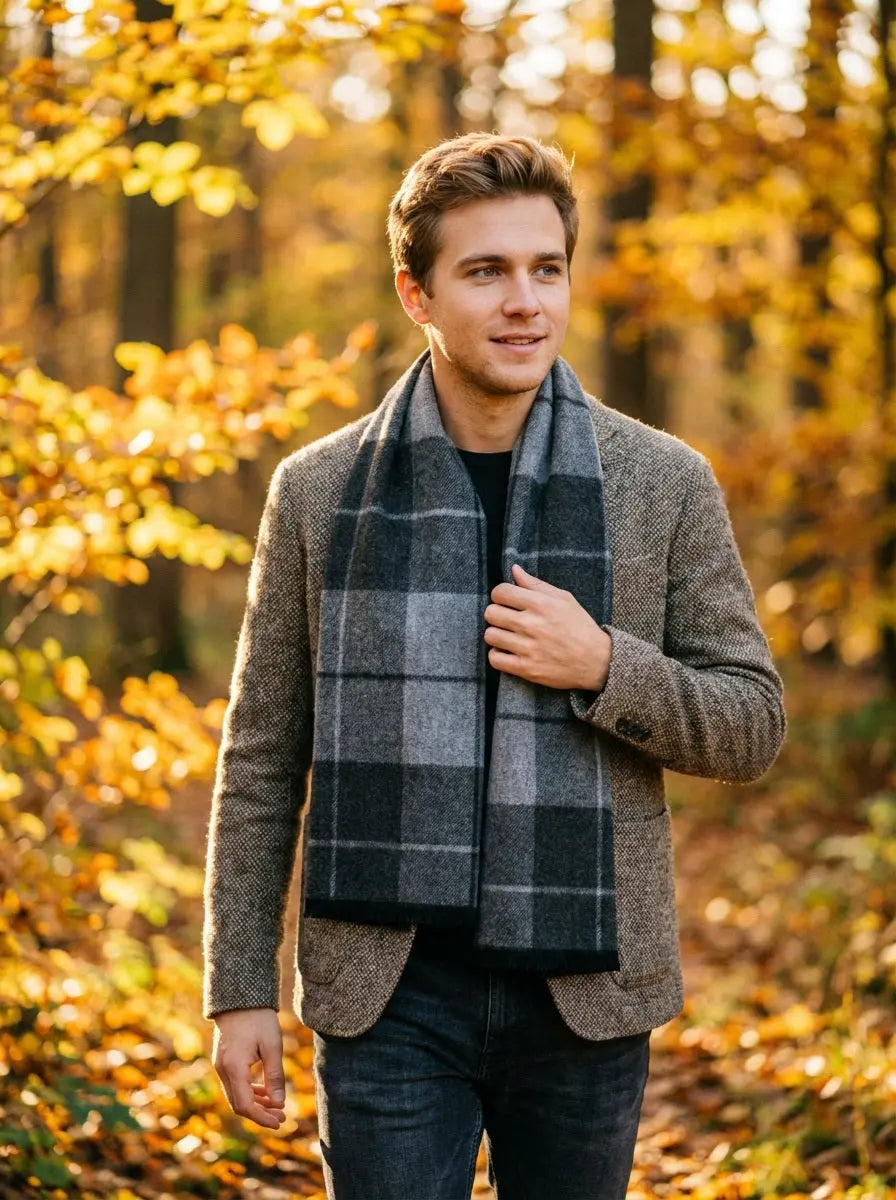 Echarpe homme GEIF - Coeur de Foulard