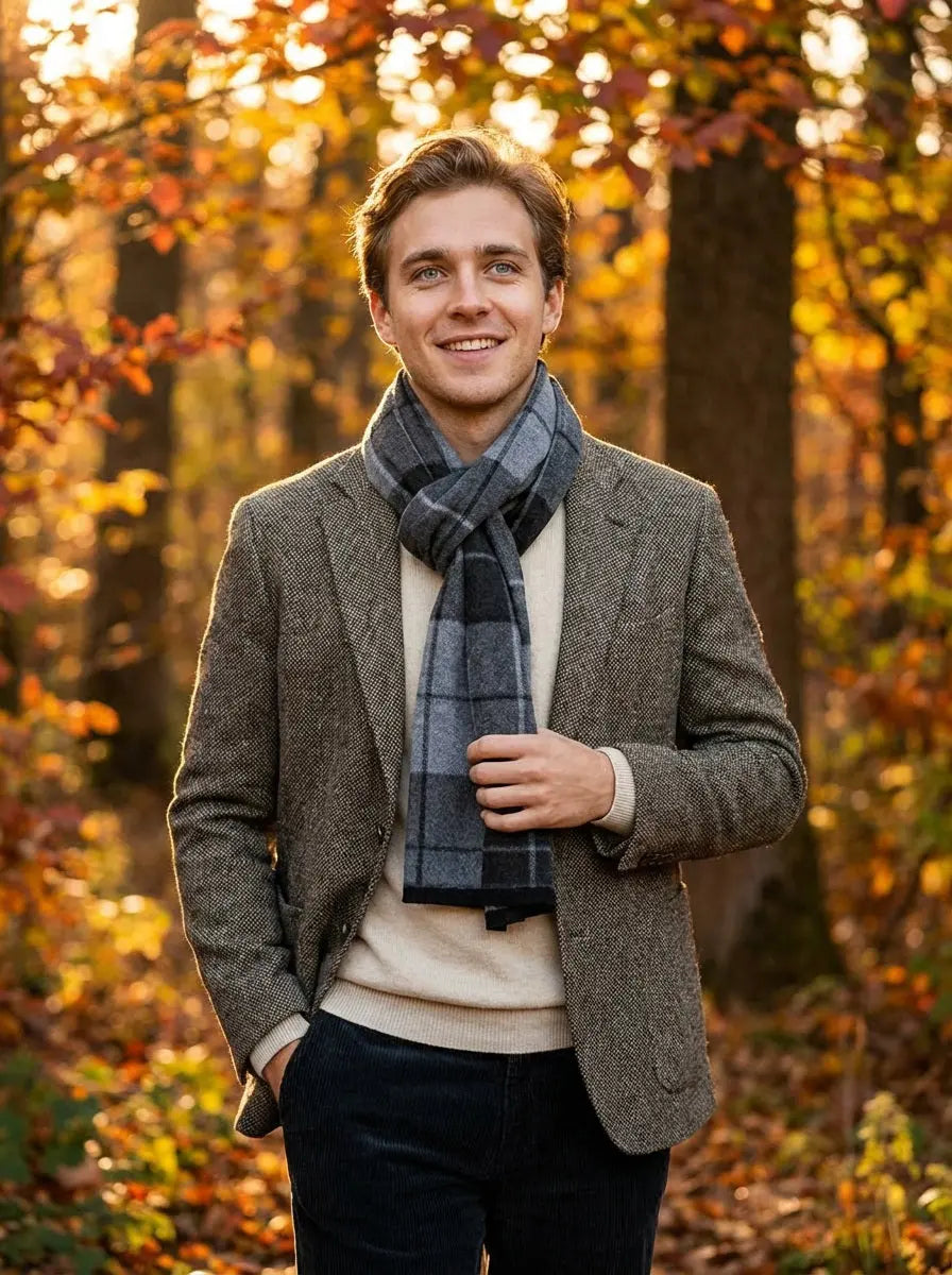 Echarpe homme GEIF Coeur de Foulard