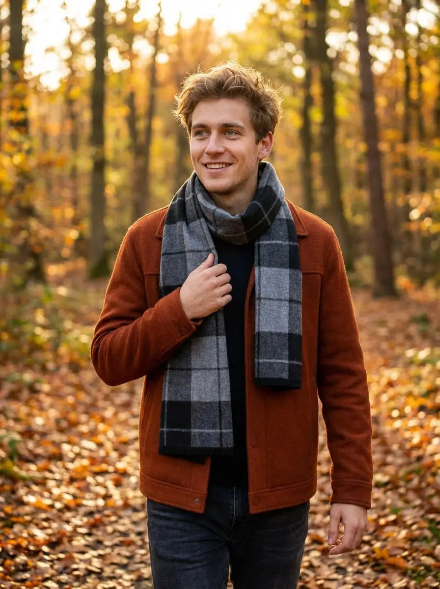 Echarpe homme GEIF - Coeur de Foulard