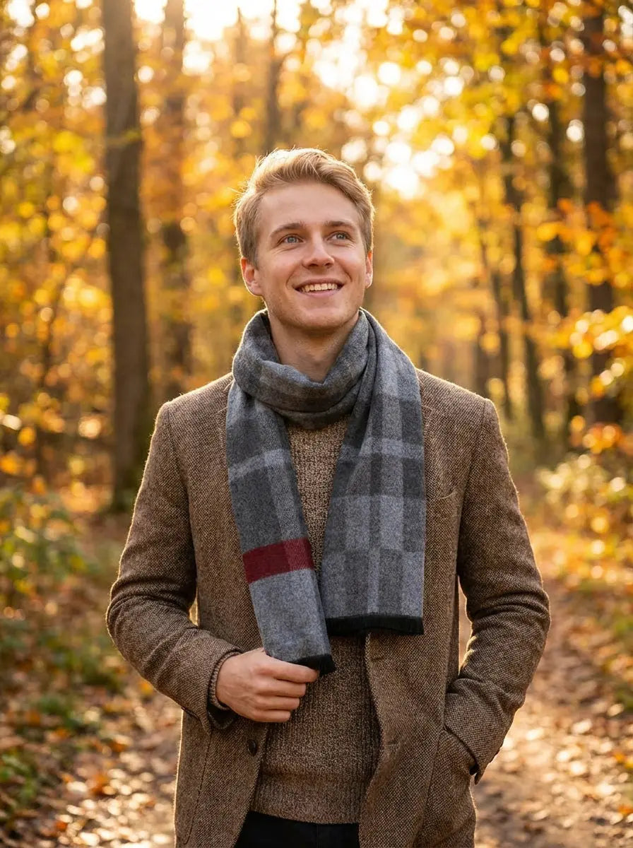 Echarpe homme HARALD Coeur de Foulard