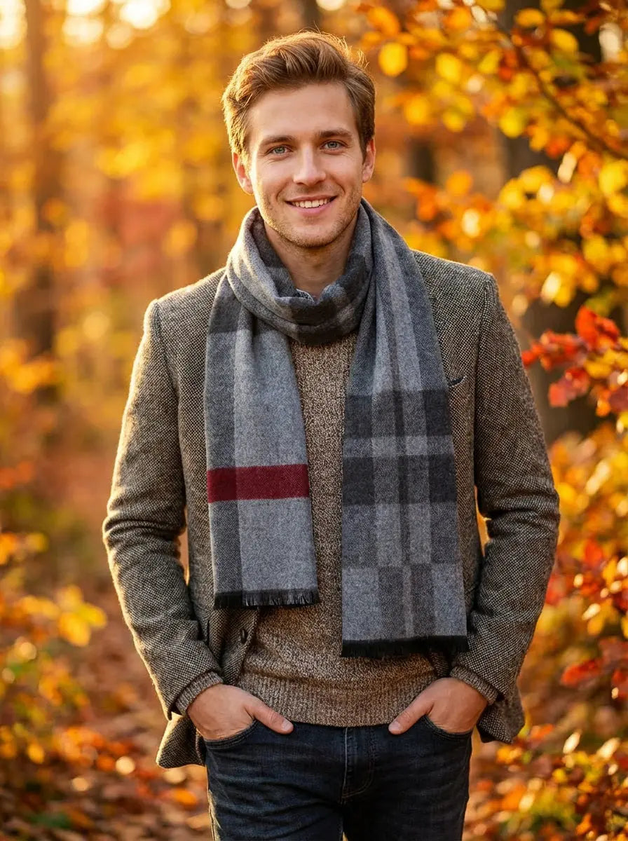 Echarpe homme HARALD Coeur de Foulard