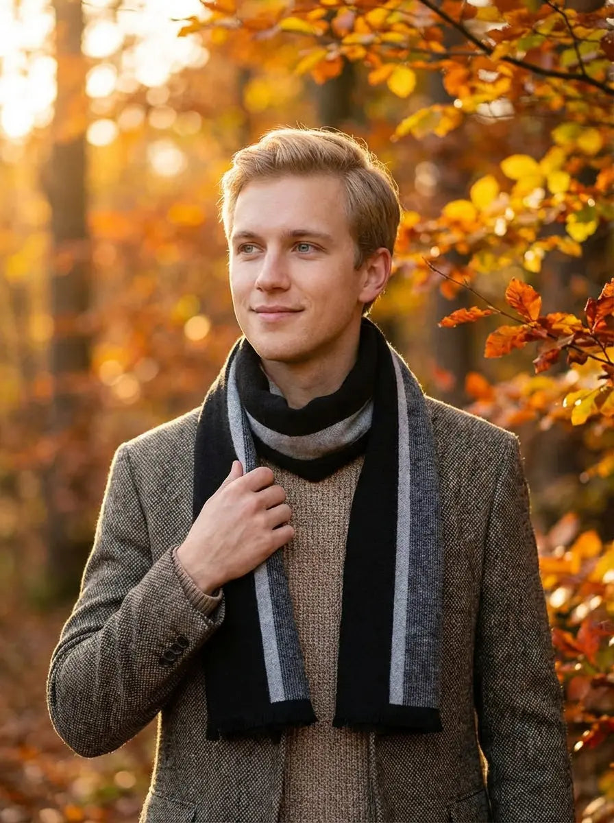 Echarpe homme JUKKA Coeur de Foulard