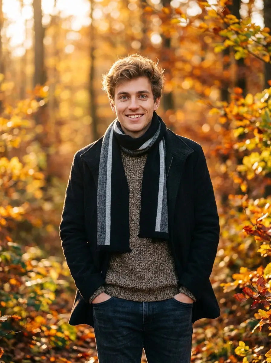 Echarpe homme JUKKA Coeur de Foulard