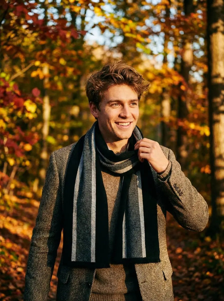 Echarpe homme JUKKA Coeur de Foulard