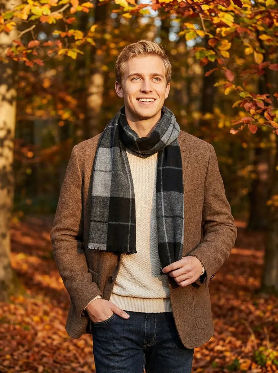 Echarpe homme LOKE - Coeur de Foulard