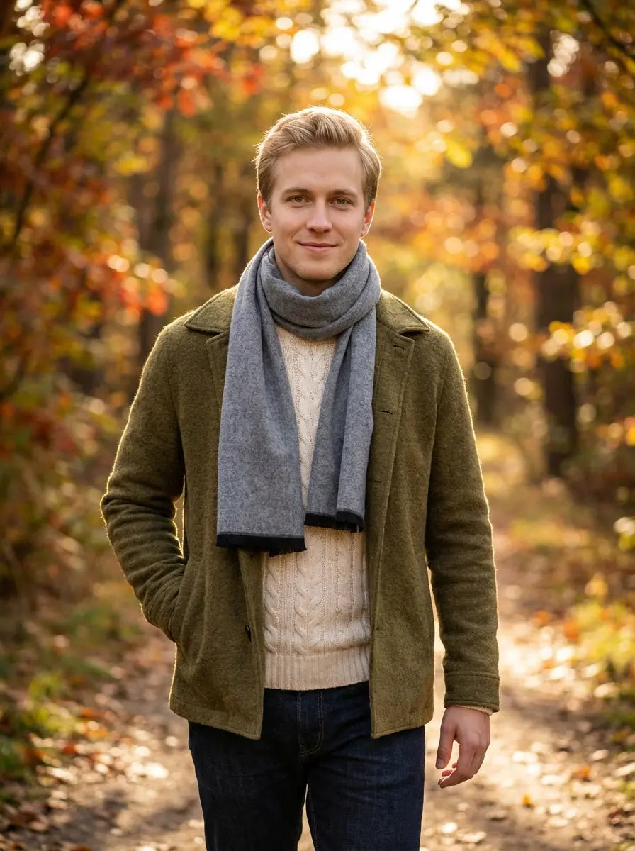 Echarpe homme ODIN - Coeur de Foulard