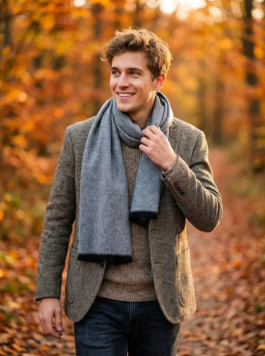 Echarpe homme ODIN - Coeur de Foulard