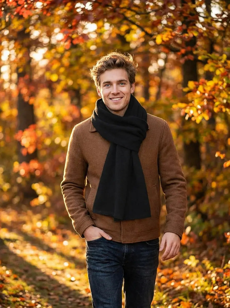 Echarpe homme RIKARD - Coeur de Foulard