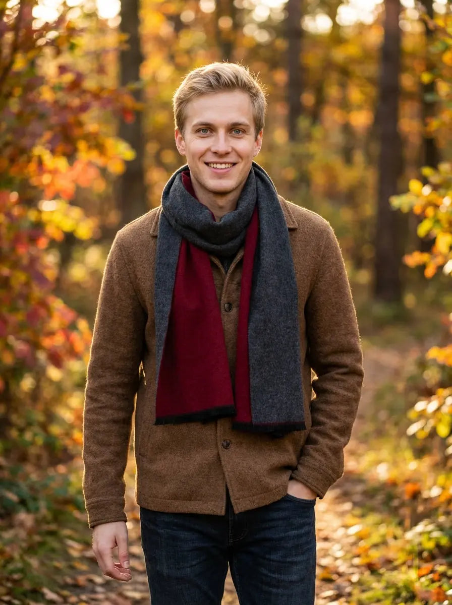 Echarpe homme SIXTEN Coeur de Foulard