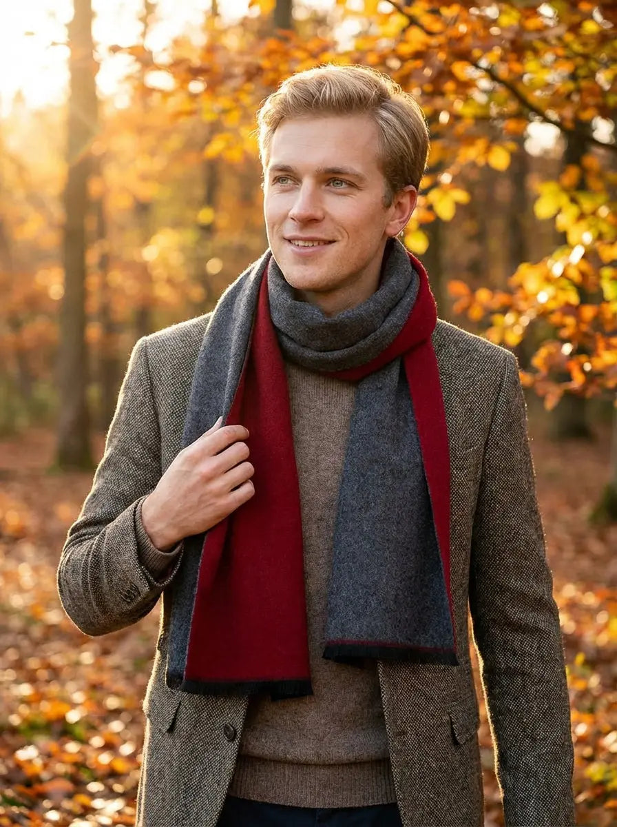 Echarpe homme SIXTEN Coeur de Foulard