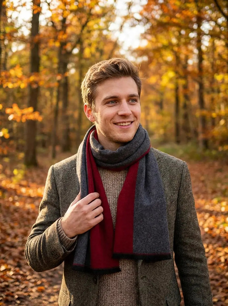 Echarpe homme SIXTEN - Coeur de Foulard