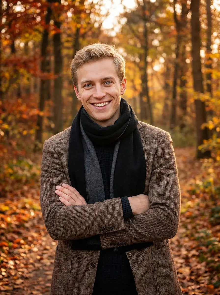 Echarpe homme THO - Coeur de Foulard