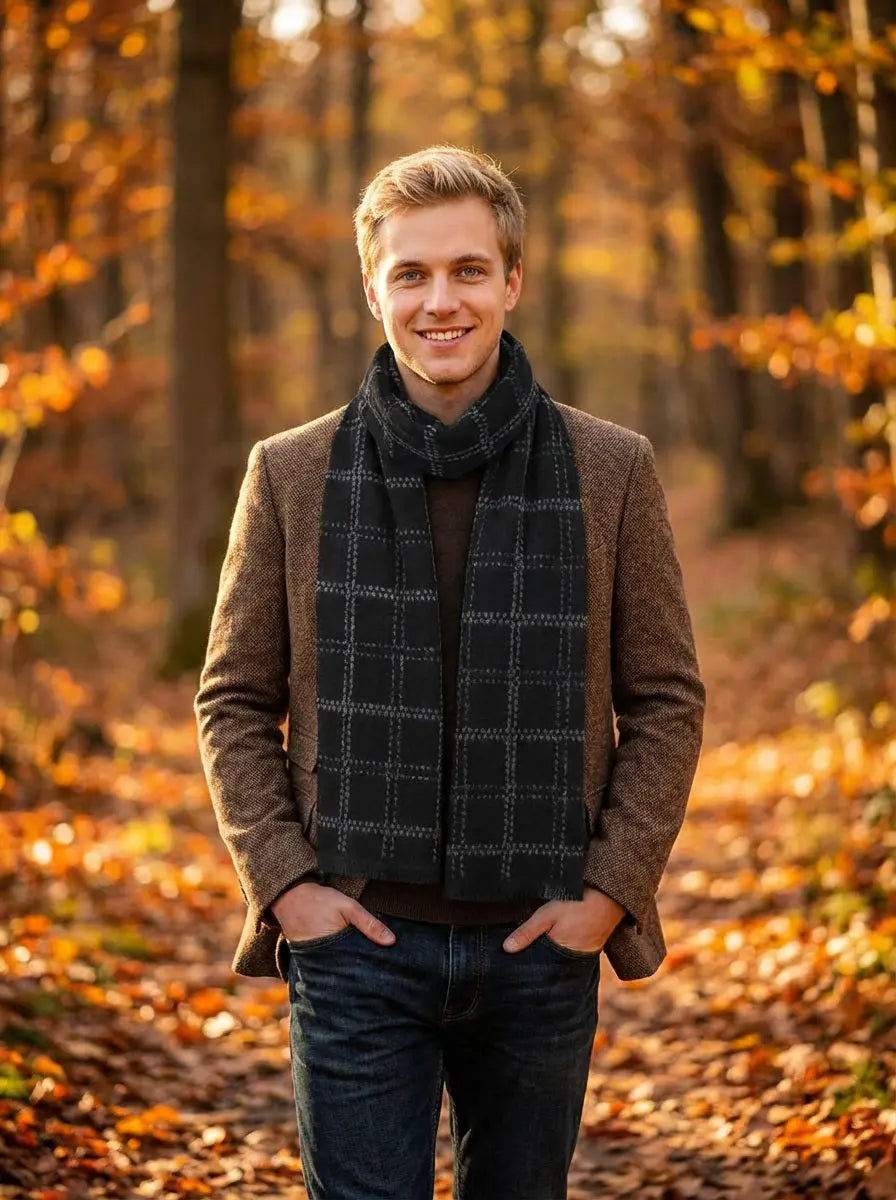 Echarpe homme THORSTEIN - Coeur de Foulard