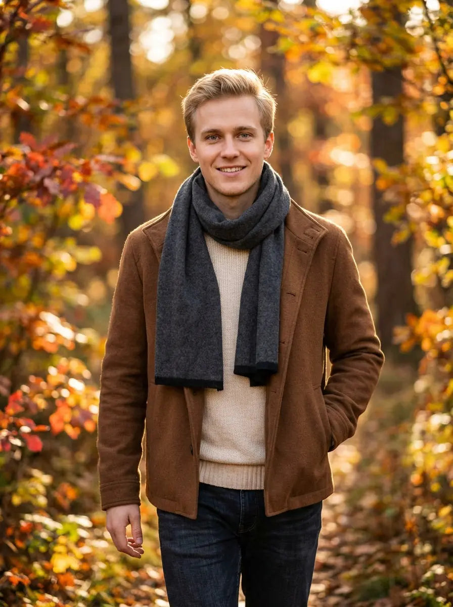 Echarpe homme ULFRIK -  Coeur de Foulard