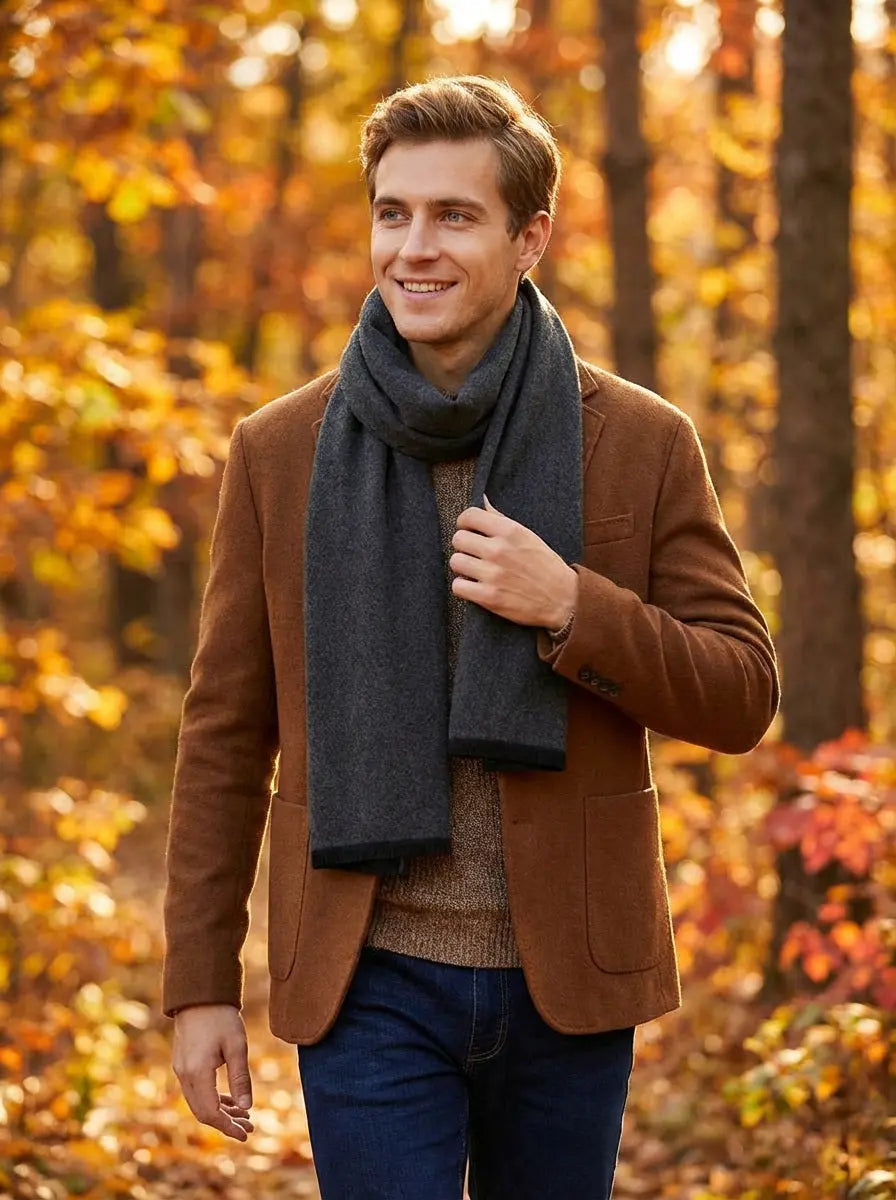 Echarpe homme ULFRIK - Coeur de Foulard