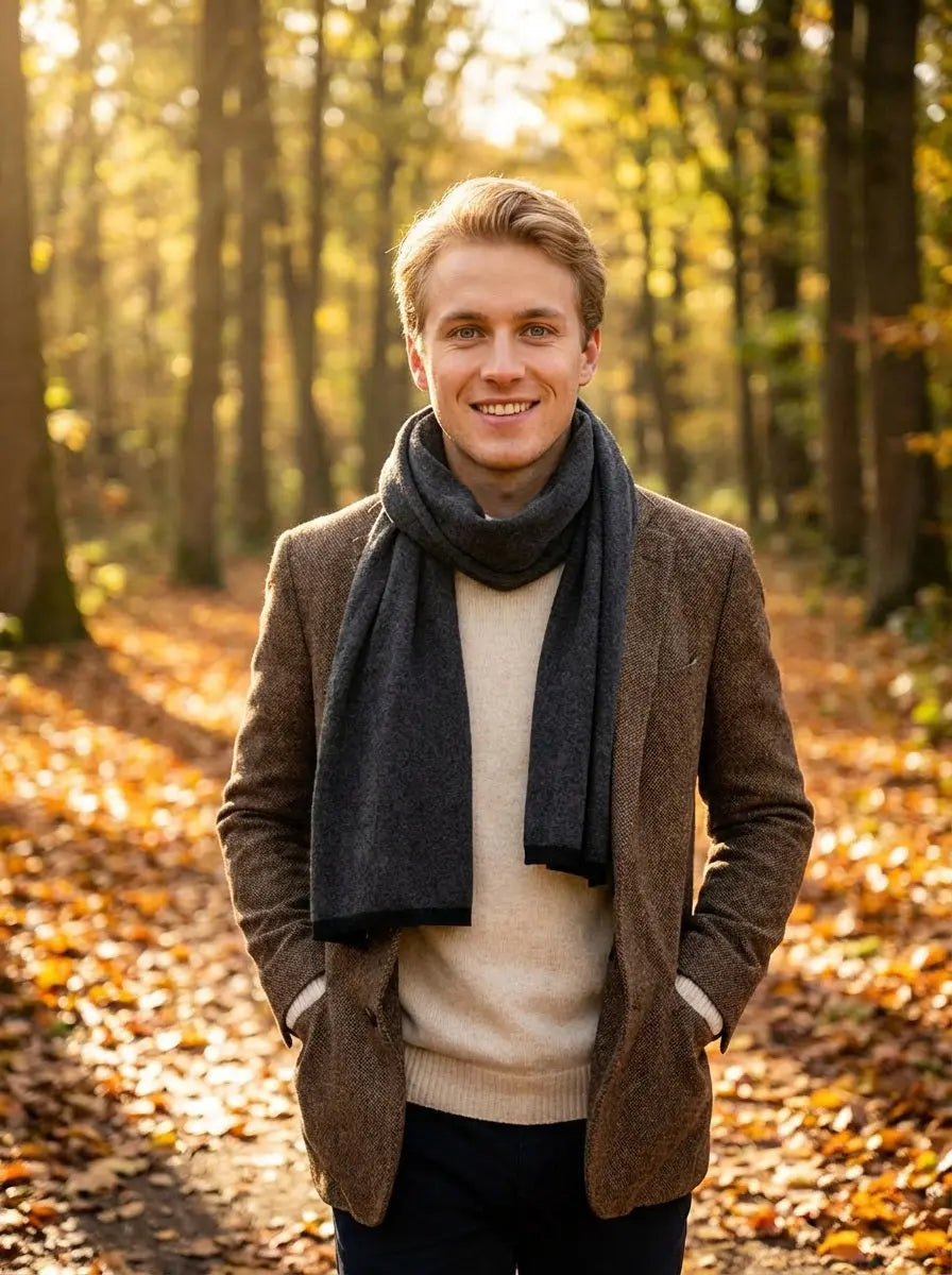 Echarpe homme ULFRIK - Coeur de Foulard