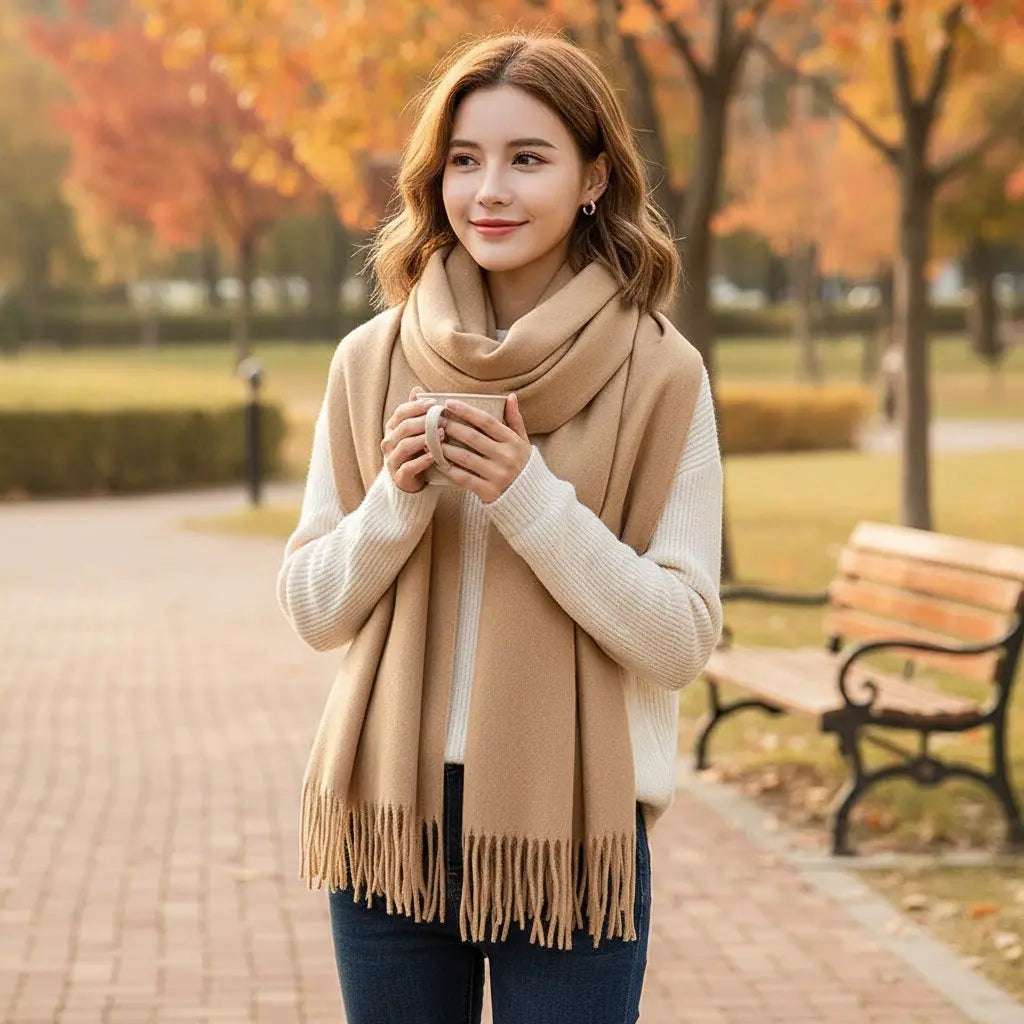 Echarpe pour femme FREJA - Coeur de Foulard