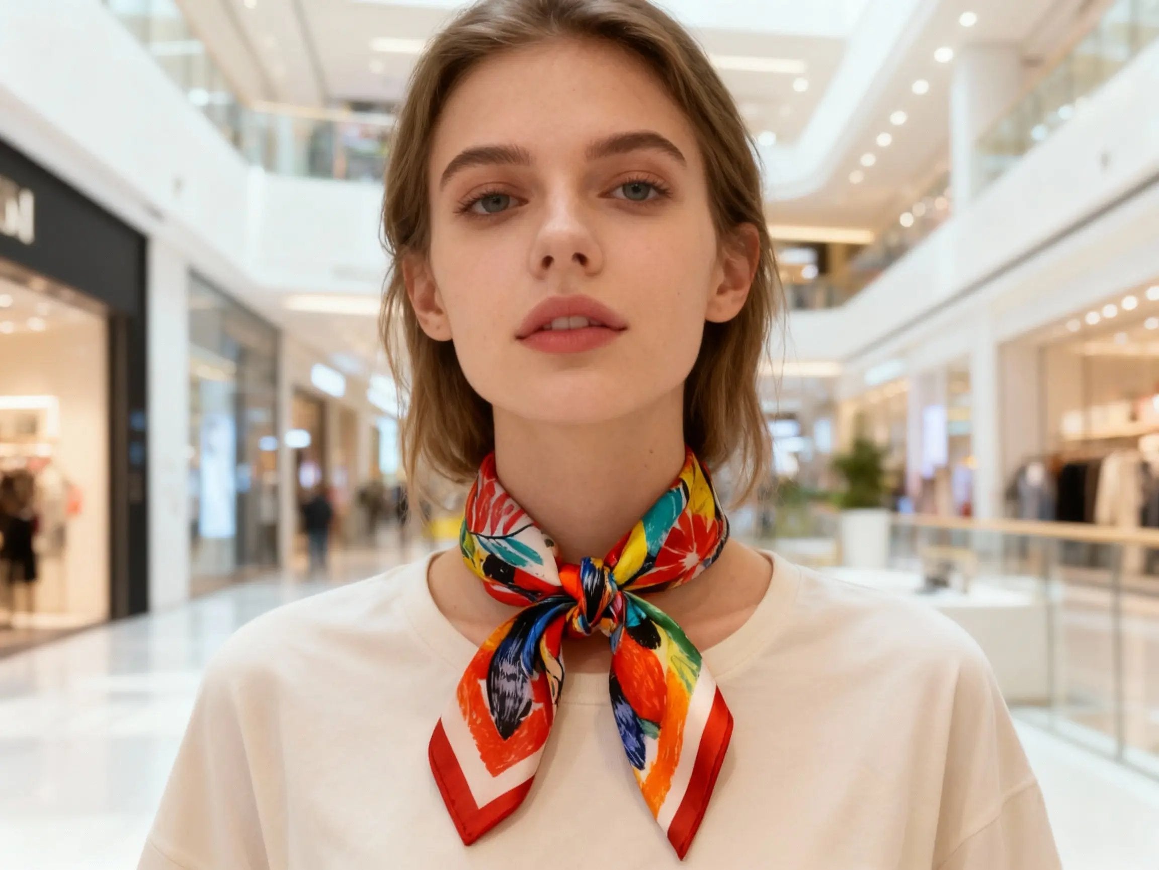 Foulard carré AINO Coeur de Foulard