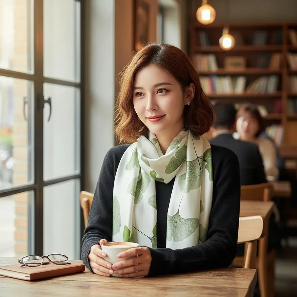 Foulard femme - ADALYN - Coeur de Foulard