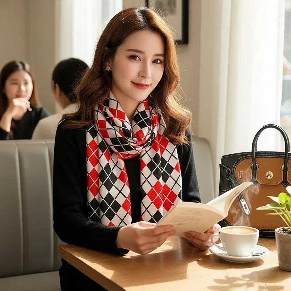 Foulard femme - ALICIA - Coeur de Foulard